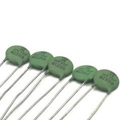 0.1UF 100NF 12V RADIAL CERAMIC DISC CAPACITOR QTY:5