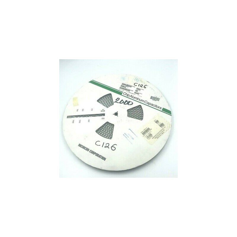 10UF 16V SMD/SMT CHIP ALUMINUM CAPACITOR NICHICON QTY:5