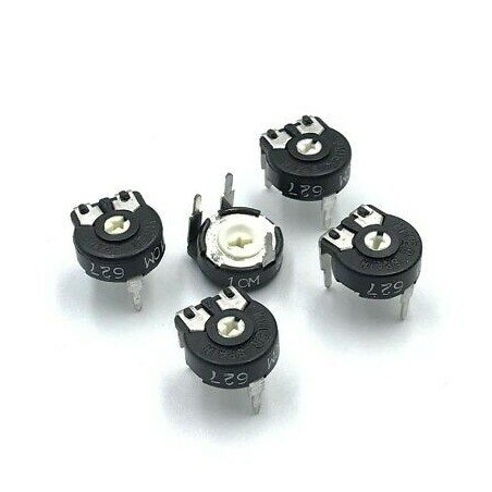 10M 10MOHM AXIAL D:1CM POTENTIOMETER TRIMMER PIHER QTY:5