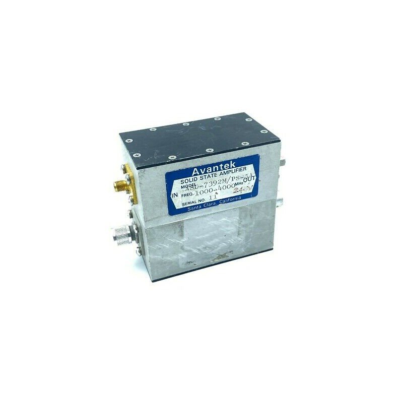 1000-4000MHZ 1-4GHZ 230-240V MICROWAVE AMPLIFIER ASD-7392M AVANTEK