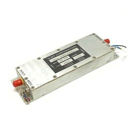 50-800MHZ G: 35DB SMA 20V MICROWAVE AMPLIFIER QB-704 Q-BIT CORP