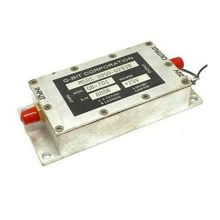 10-250MHZ G 33DB 20V SMA POWER AMPLIFIER MICROWAVE QB-701 QBIT