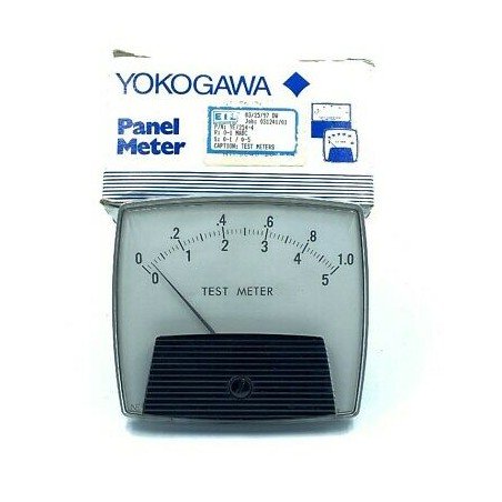 0-1MADC PANEL METER TEST METERS YE/254-4 YOKOGAWA