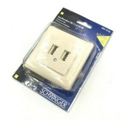 SCHWAIGER TDU2226 TAE 2X6 (4)NF TELEPHONE CONNECTION BOX