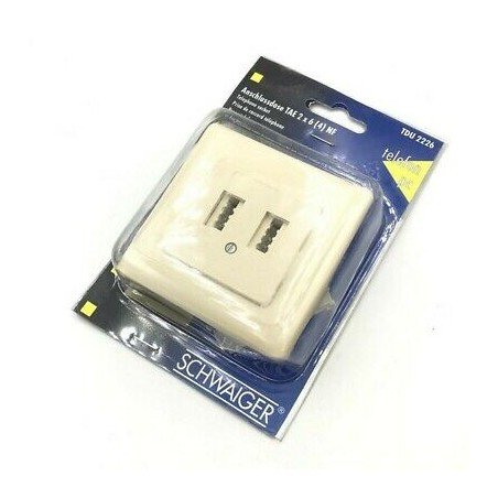SCHWAIGER TDU2226 TAE 2X6 (4)NF TELEPHONE CONNECTION BOX