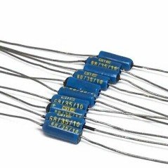 0.68UF 35V 10% AXIAL ELECTROLYTIC CAPACITOR QTY:10