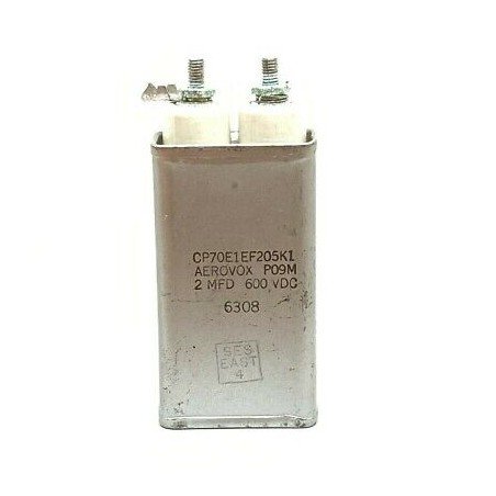 2UF 600VDC 600V PAPER IN OIL CAPACITOR CP70E1EF205K1 AEROVOX