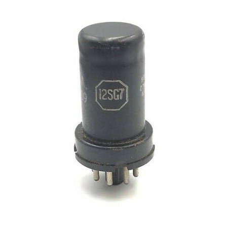 12SG7 VT209 ELECTRON VACUUM TUBE VALVE USED NO BOX
