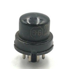 6H6 ELECTRON VACUUM TUBE VALVE USED NO BOX