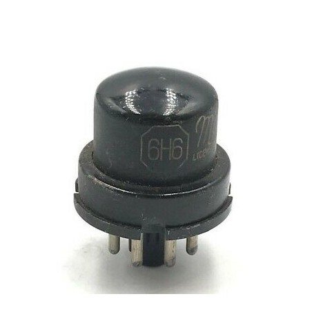 6H6 ELECTRON VACUUM TUBE VALVE USED NO BOX