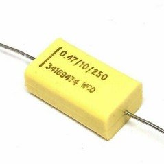 0.47UF 470NF 250V 10% AXIAL CAPACITOR WC0 34189474