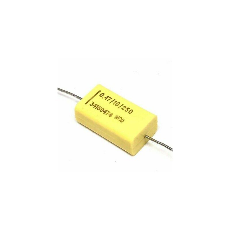 0.47UF 470NF 250V 10% AXIAL CAPACITOR WC0 34189474