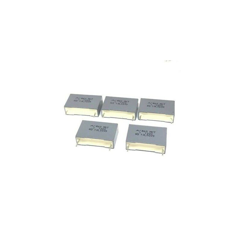 100NF 100V 1KV RADIAL FILM CAPACITOR KEMET QTY:5