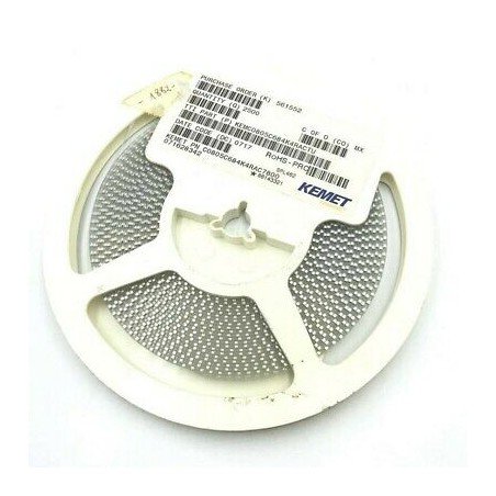 0.68UF 16V 10% SMD/SMT CERAMIC CAPACITOR C0805C684K4RACTU KEMET QTY:10