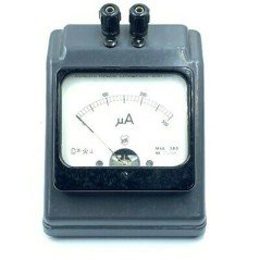 0-300UA PANEL METER AMPERE METER AMMETER BENCHTOP BANANA