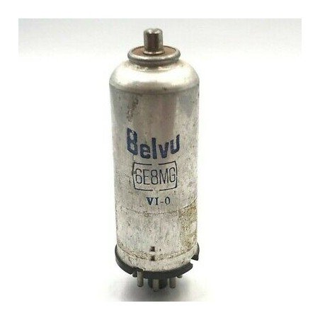 6E8MG ELECTRON VACUUM TUBE VALVE BELVU USED NO BOX
