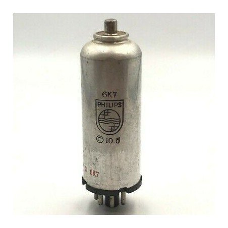 6K7 ELECTRON VACUUM TUBE VALVE USED NO BOX