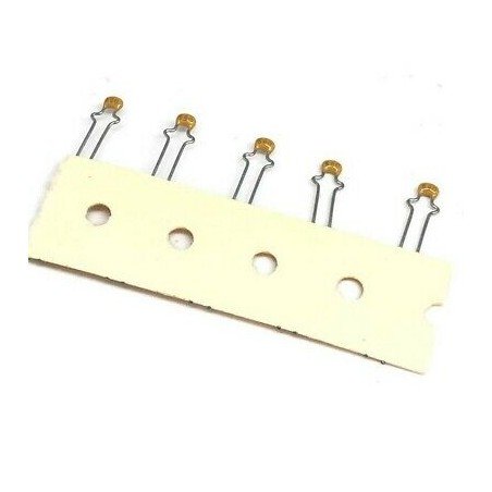68PF 100V 5% RADIAL CERAMIC CAPACITOR KEMET QTY:5