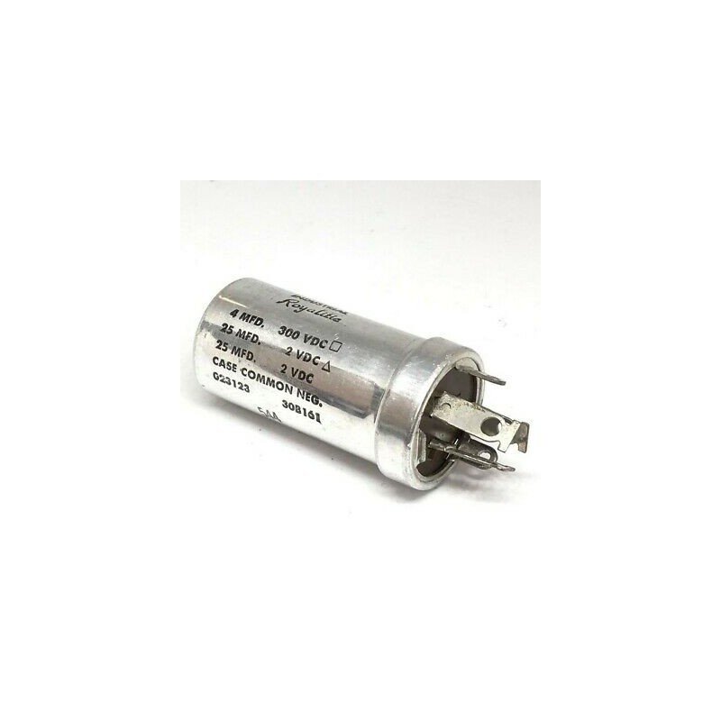 4UF 300VDC 25UF 2VDC CAPACITOR 30B161 023123 CHARLES INDUSTRIES