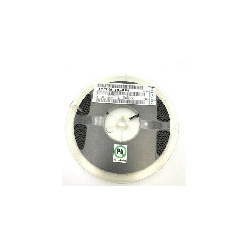 TLMY3100-DQ-GS08 SMD/SMT YELLOW LED 594nM 2.1V 0.1W VISHAY QTY:5