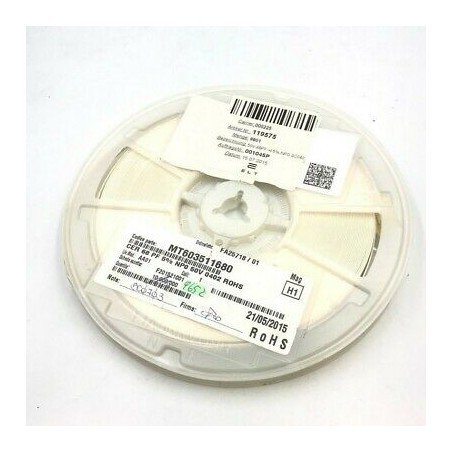 68PF 50V 5% SMD/SMT CERAMIC CAPACITOR QTY:100