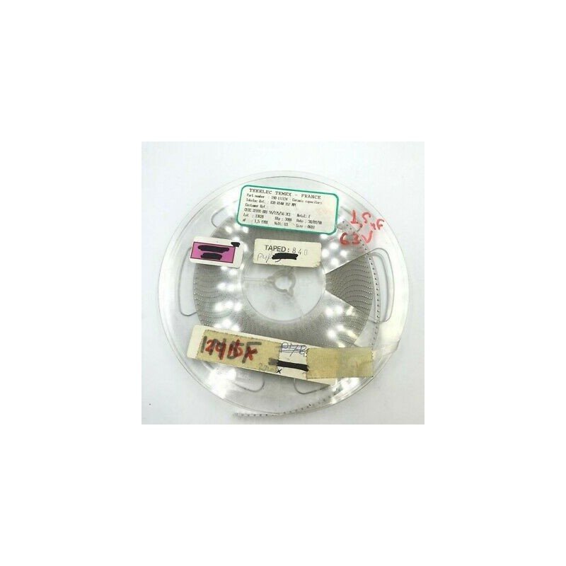 1.5NF 1500PF 63V 20% SMD/SMT CAPACITOR TEMEX QTY:100