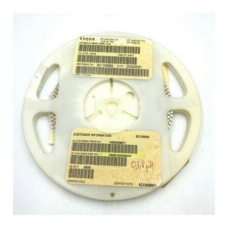 0.68UH 680NH 10% 145mA SMD/SMT INDUCTOR B82422-A3681-K100 EPCOS QTY:10