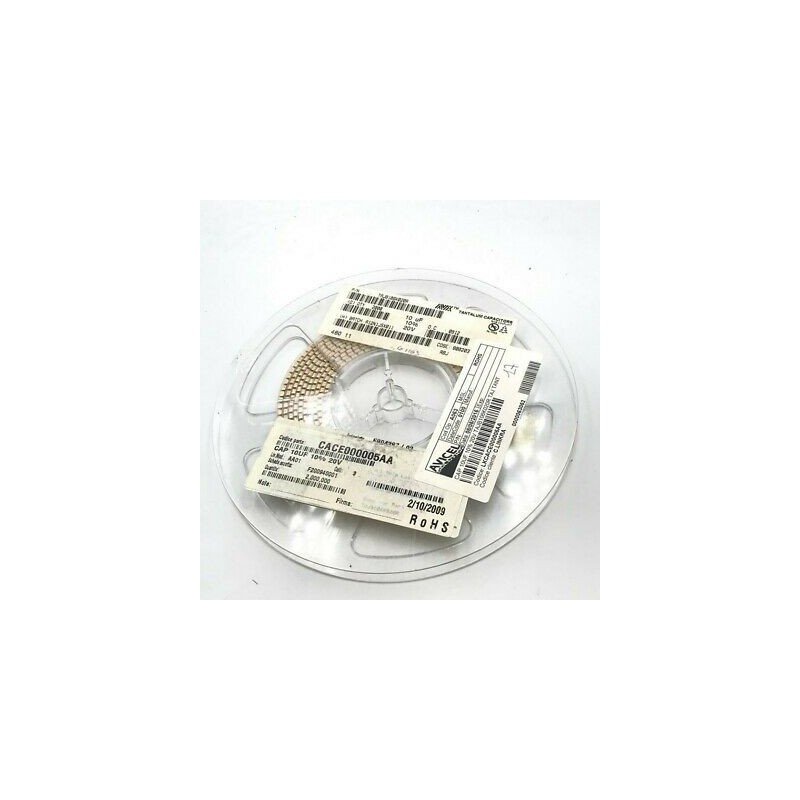 10UF 20V 10% SMD/SMT TANTALUM CAPACITOR TAJB106K020R AVX QTY:10