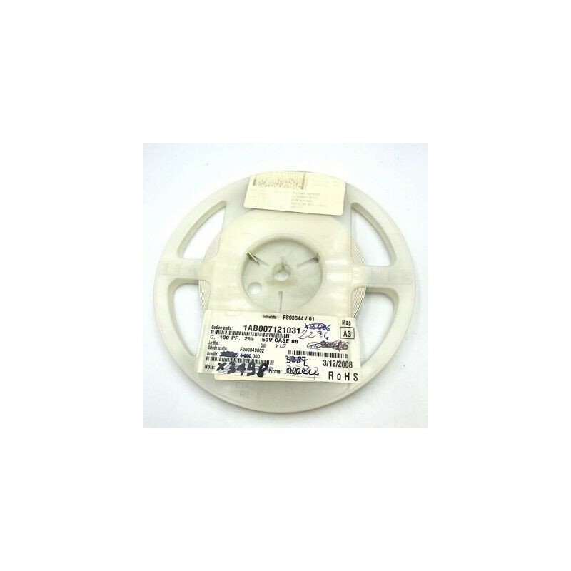 100PF 50V 5% SMD/SMT CAPACITOR PHY2238-861-14101 YAGEO QTY:100