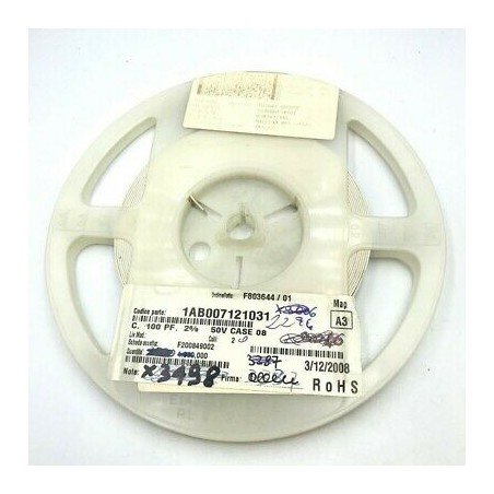 100PF 50V 5% SMD/SMT CAPACITOR PHY2238-861-14101 YAGEO QTY:100