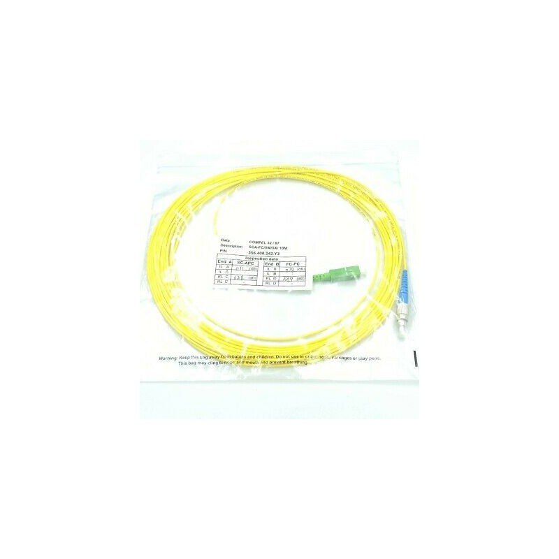 SC-APC FC-PC SINGLEX PATCH CORD FIBER OPTIC CABLE COMPEL L:10M