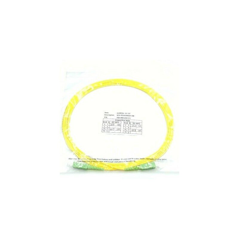 SC-APC SC-APC SINGLEX PATCH CORD FIBER OPTIC CABLE COMPEL L:5M