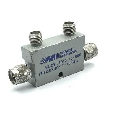 SMA 7-18 GHz f Midwest Directional Coupler 5015-10 10 dB 