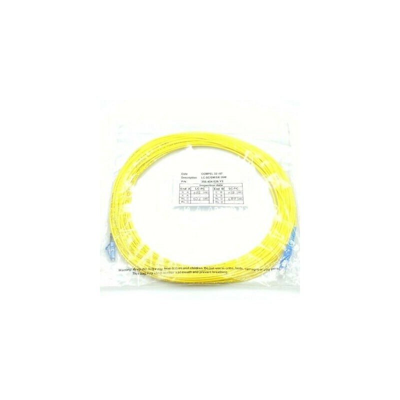LC-PC SC-PC SINGLEX PATCH CORD FIBER OPTIC CABLE COMPEL L:20M
