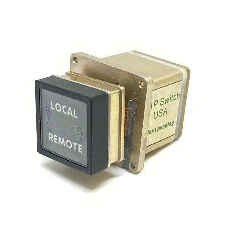 LOCAL REMOTE PUSH BUTTON SWITCH GAP AVIONICS K-R213DMGGAANA2HM