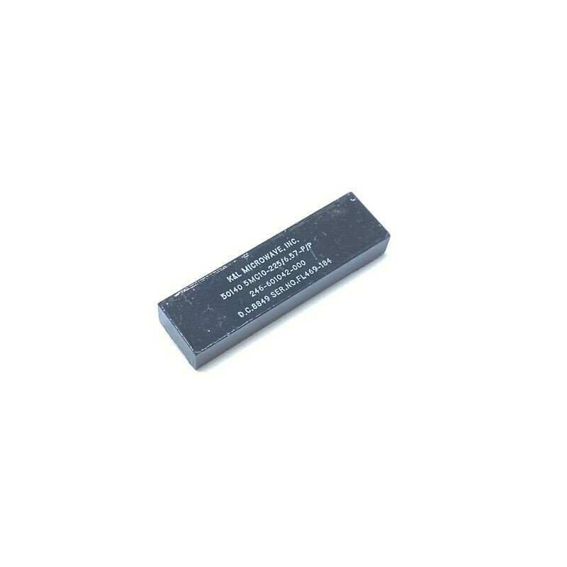 225MHZ BW 6.57MHZ BAND PASS FILTER MICROWAVE K&L 5MC10-225/6.57-P/P