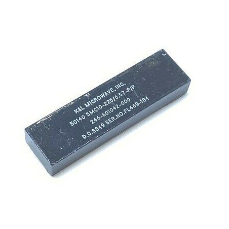 225MHZ BW 6.57MHZ BAND PASS FILTER MICROWAVE K&L 5MC10-225/6.57-P/P
