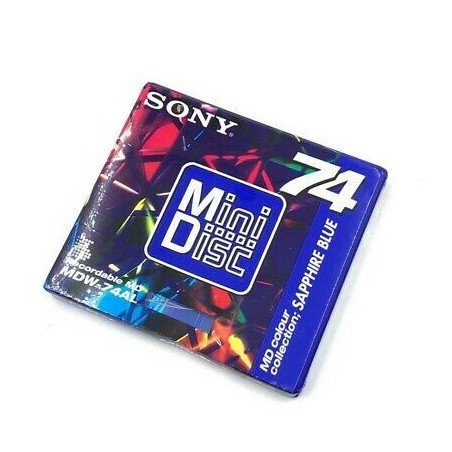 SONY RECORDABLE MD MINI DISC 74 MINUTES MDW74AL