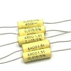 0.015UF 15NF 400V 5% AXIAL POLYPROPYLENE FILM CAPACITOR ARCOTRONICSS QTY:5