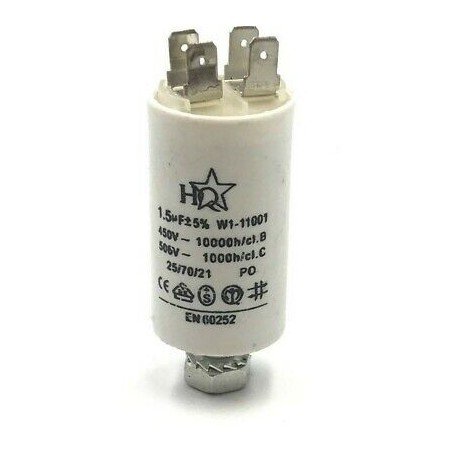 1.5UF 450/500V 5% CAPACITOR HQ W1-11001 EN60252