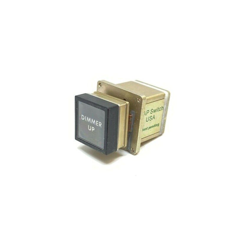DIMMER UP POWER OFF PUSH BUTTON SWITCH GAP AVIONICS K-R213DMAAAANA01M