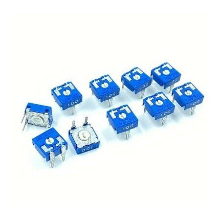 100R 100OHM CA9V CARBON TRIMMER POTENTIOMETER ACP QTY:10
