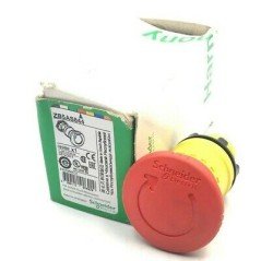 SCHNEIDER ELECTRIC ZB5AS844 EMERGENCY STOP SCRAM PUSH BUTTON SWITCH 22mm