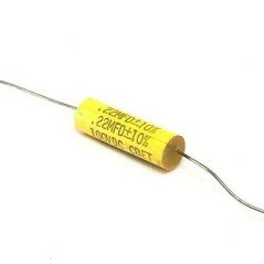 220nF 0.22uF 10% 100V POLYESTER AXIAL CAPACITOR