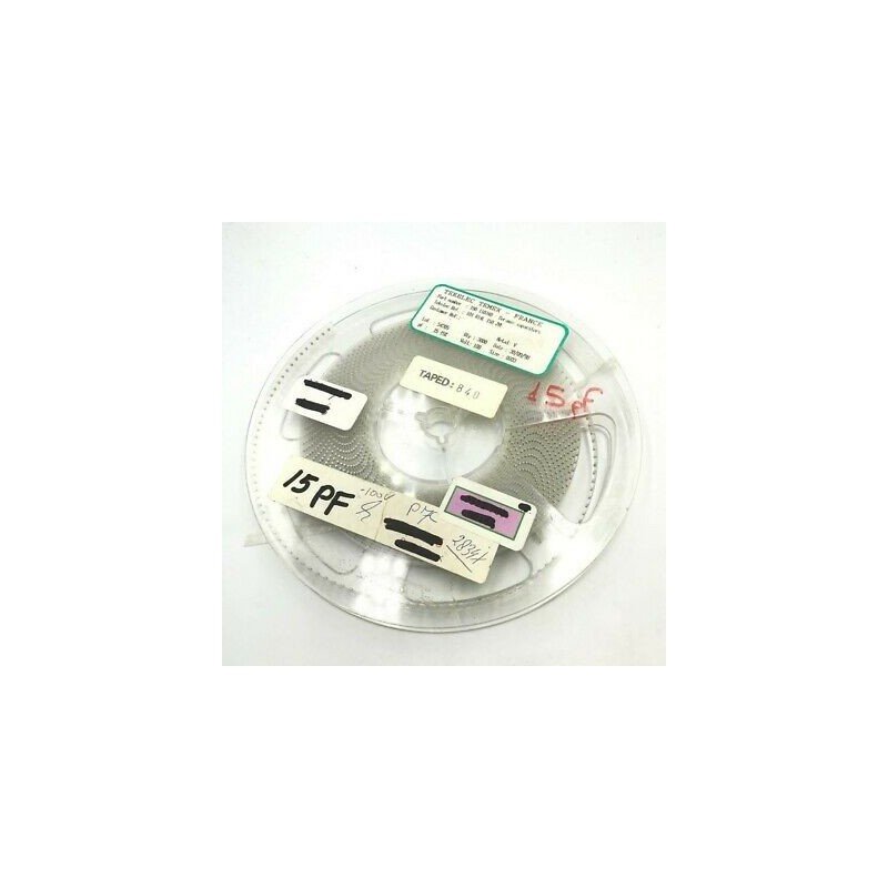 15PF 100V 5% SMD/SMT CAPACITOR TEMEX QTY:100