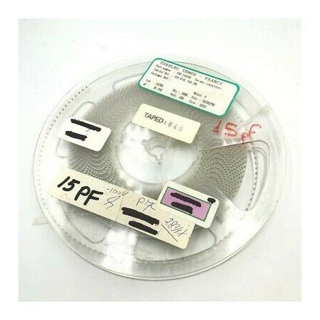 15PF 100V 5% SMD/SMT CAPACITOR TEMEX QTY:100