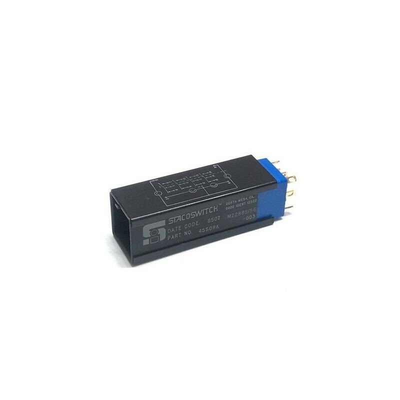 PUSH BUTTON SWITCH AVIONICS M22885/56-003 45S08A STACOSWITCH