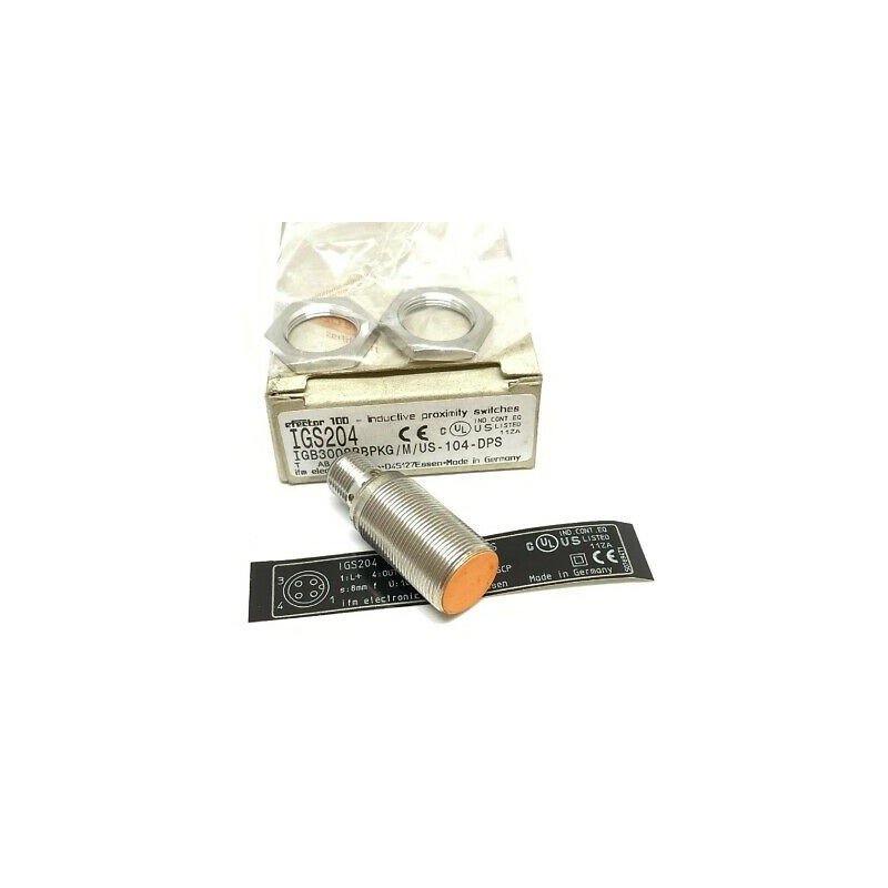 IGS204 PROXIMITY SENSOR IGB3008BBPKG/M/US-104-DPS IFM