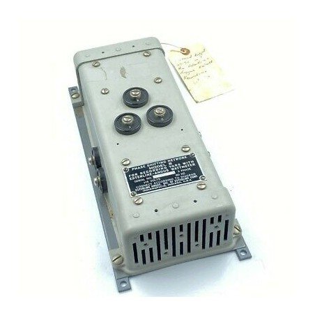 115V 60HZ PHASE SHIFTING NETWORK  MODEL S FOR RECORDING VARS