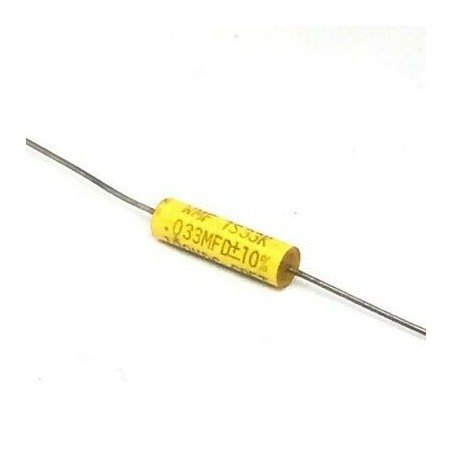 330nF 0.33uF 10% 100V POLYESTER AXIAL CAPACITOR